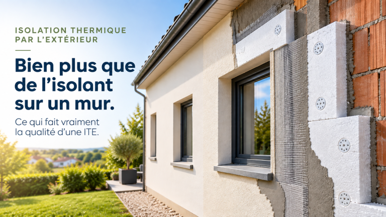 Isolation thermique par l'extérieur : pourquoi ne suffit-il pas de « poser de l'isolant sur les murs » ?